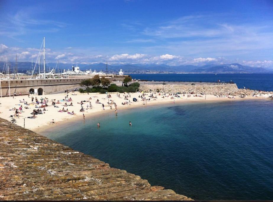 Studio Balcon, Centre Ville, Proximite Plages, Commerces, Restaurants, Musees... อองทีบส์ ภายนอก รูปภาพ