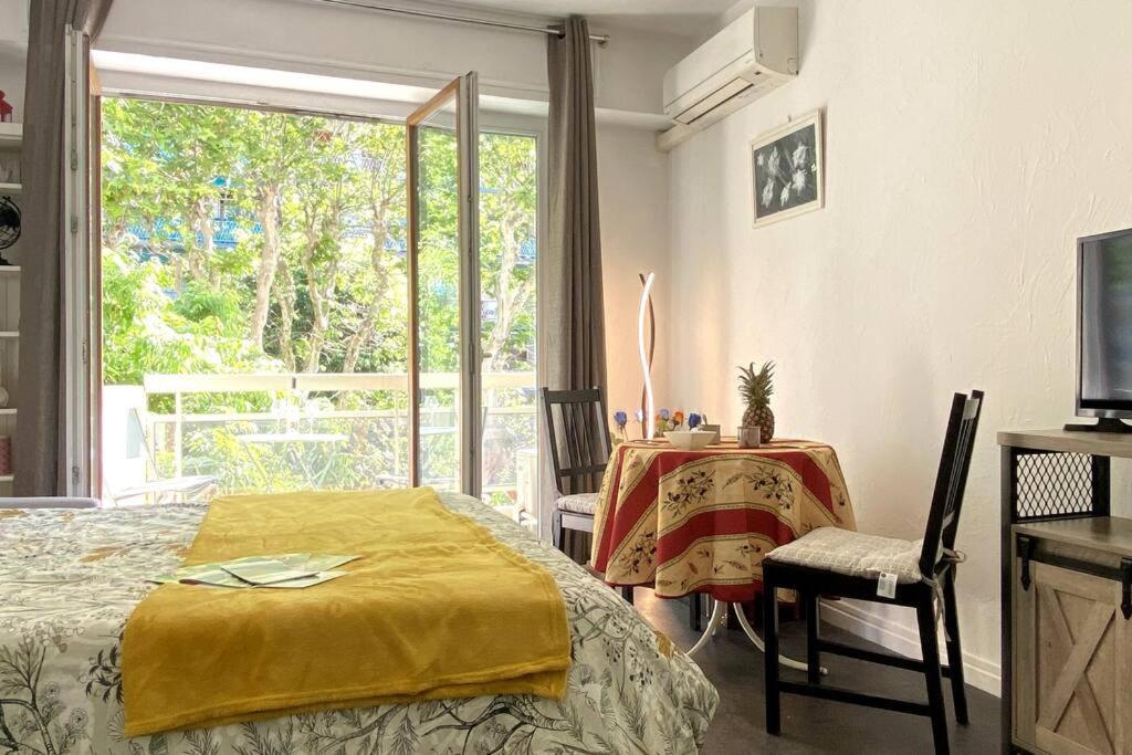 Studio Balcon, Centre Ville, Proximite Plages, Commerces, Restaurants, Musees... อองทีบส์ ภายนอก รูปภาพ