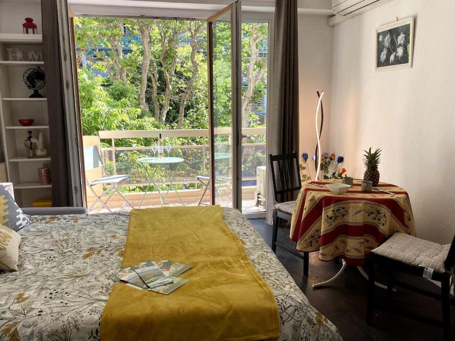 Studio Balcon, Centre Ville, Proximite Plages, Commerces, Restaurants, Musees... อองทีบส์ ภายนอก รูปภาพ